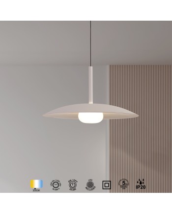 LIDIA * COLGANTE 1L LED 12W  - BLANCO